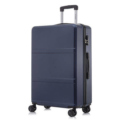 YONSLY® Trolley Reisekoffer Travel Suitcase, Rollkoffer Handgepäck, Hartschalenreisekoffer mit 4 Rollen 360°, Zahlenschloss, Weicher Gummigriff