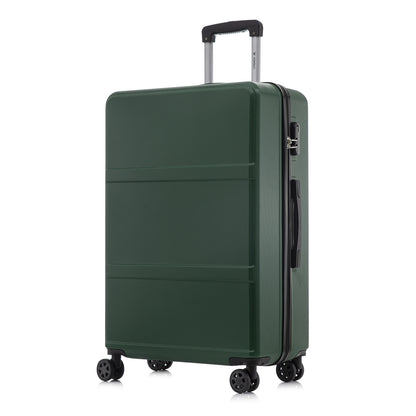 YONSLY® Trolley Reisekoffer Travel Suitcase, Rollkoffer Handgepäck, Hartschalenreisekoffer mit 4 Rollen 360°, Zahlenschloss, Weicher Gummigriff