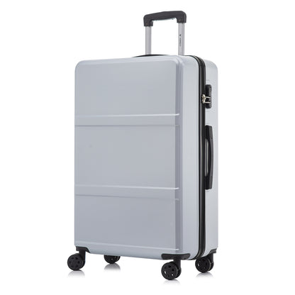 YONSLY® Trolley Reisekoffer Travel Suitcase, Rollkoffer Handgepäck, Hartschalenreisekoffer mit 4 Rollen 360°, Zahlenschloss, Weicher Gummigriff