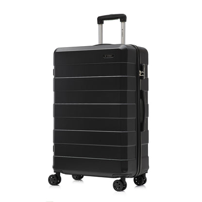 YONSLY® Trolley Travel Suitcase, Rolling Carry-on Luggage, Hardshell Suitcase with 4 360° Spinner Wheels, Combination Lock, Soft Rubber Handle