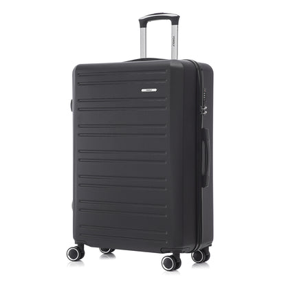 YONSLY® Koffer Suitcase, Trolley Reisekoffer, Rollkoffer Handgepäck Kabinenkoffer mit 4 Rollen 360°, Hartschalenreisekoffer, Zahlenschloss, Weicher Gummigriff